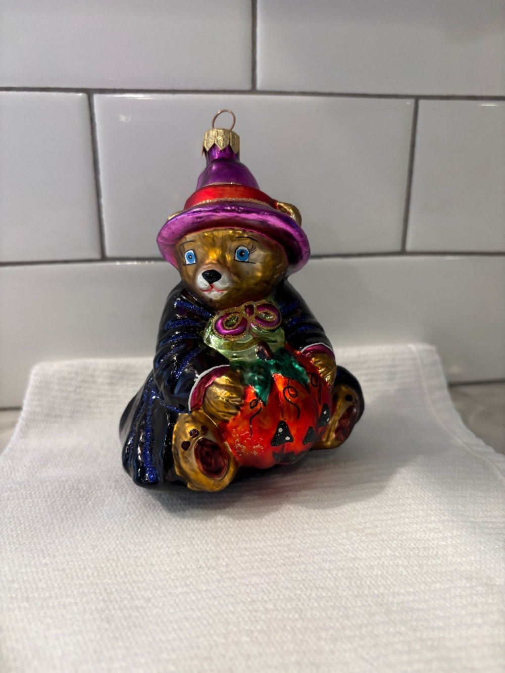 Vintage 1999 Christopher Radko ornament Bearwitched